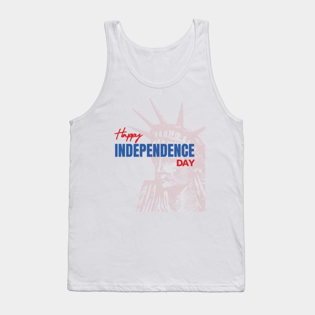 Happy Independence Day Tank Top by PARABDI